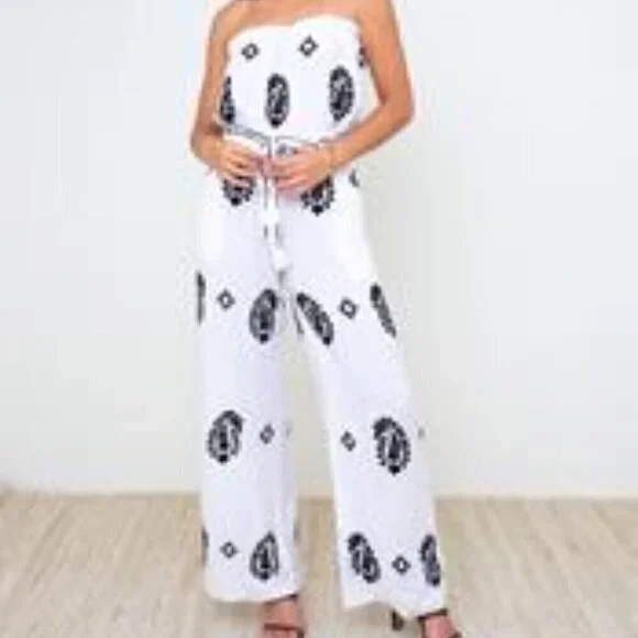 South Moon Under Juniper Blue Pant Jumpsuit - Picture 12 of 12